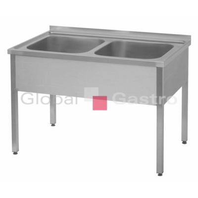 Dřez 1400x700x850 mm (2x 600x500x300 mm) | OEM 118710522